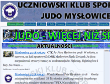 Tablet Screenshot of judomyslowice.eu